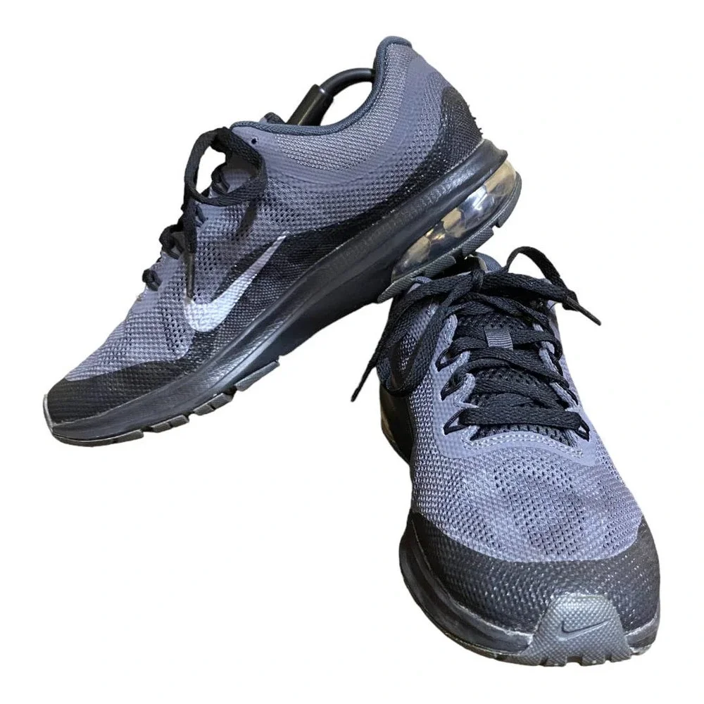Nike Air Max Dynasty 2 859575-001 Gray Black Running Shoes Sneakers 6Y - Picture 8 of 13